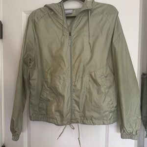 Columbia Sage Green Windbreaker Jacket